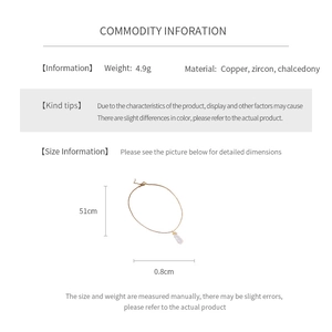 Detailed size specifications for the 51cm chalcedony eggplant pendant necklace