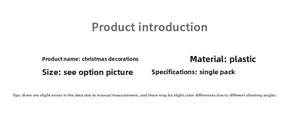 Detailed specifications for acrylic Christmas ice crystal pendants and angel decorations