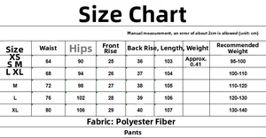 Tableau des tailles pour l'ensemble blazer et pantalon Y2K avec mesures en cm