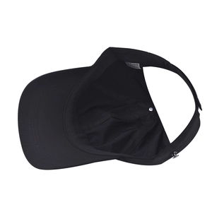 Casquette de baseball noire pour queue de cheval avec maille respirante pour femmes
