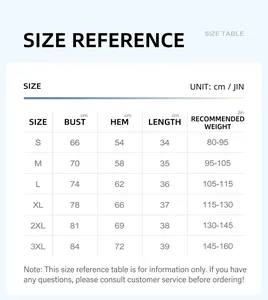 Guide des tailles pour brassière de sport avec mesures du buste et de la longueur