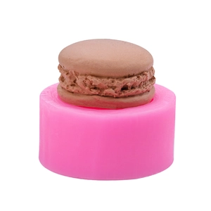 Moule En Silicone Macaron DIY Forme Réaliste Outil De Cuisson Pour Décoration De Gâteau Savon Fait Main Bougie