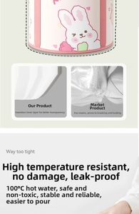 Detail of a seamless pink foldable foot soak tub withstanding 100°C hot water