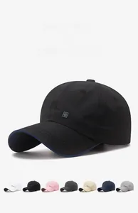 Detail showing high-quality lettering logo and breathable fabric on this summer baseball cap