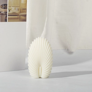 Minimalist phoenix crown silicone mold for shell shaped candle and plaster decor