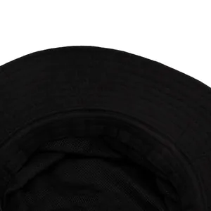 Outdoor sun protection bucket hat with wide brim and breathable mesh lining for summer