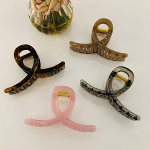 Große Haarklammer Harz Kunststoff Rutschfestes Design Eleganter Koreanischer Stil Haarschmuck Für Damen Starker Halt