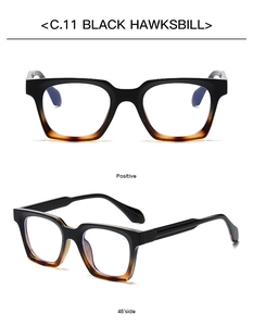 Detail view of square matte black hawksbill frame sunglasses with UV protection finish