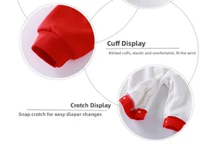 Details von Baby-Strampler mit elastischen Rippbündchen und Druckknopfverschluss
