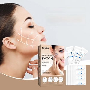 Jaysuing face lifting patch invisible waterproof elastic tape for jaw chin fine lines care detail