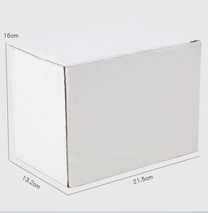 Detailed view of the educational wooden toy packaging box with 21.5x13.2x16cm dimensions