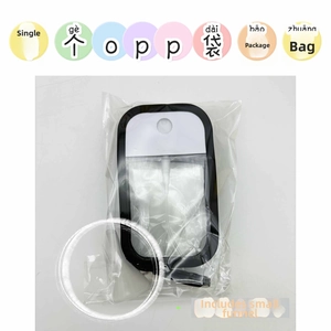 Portable macaron spray bottle with mini funnel in individual OPP plastic packaging