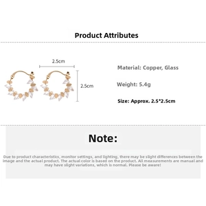 Detail view of 18k gold plated geometric earrings showing 2.5cm size and 5.4g weight