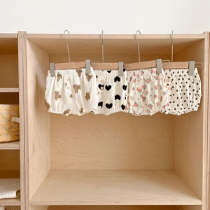 Schattige baby katoenen bloepers peuter korte broek leuke prints elastische taille fijn
