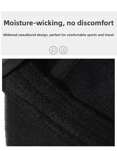Detail view of the wide moisture-wicking sweatband inside a warm men's winter cap