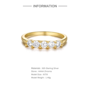 Detail specifications of 925 sterling silver luxury ring with AAAA zirconia stones