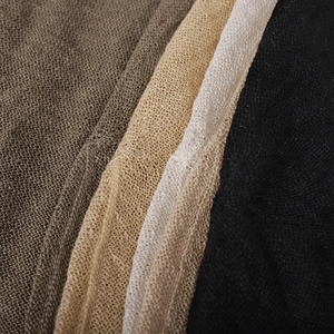 Breathable 100% linen slouchy beanie for men and women in four assorted colors