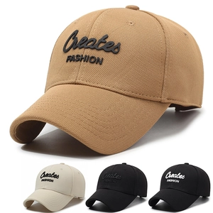 Casquette De Baseball Broderie Lettres Creates Fashion Réglable Coton Twill Décontractée Sportive Chapeau Hommes Femmes