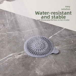 Filtro per lavandino in silicone con forte resistenza all'acqua e raccogli capelli