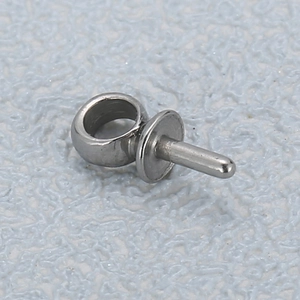 Stainless Steel Artificial Pearl Pendant Connector Findings For DIY Jewelry Making Simple Polished Metal Jewelry Accessory