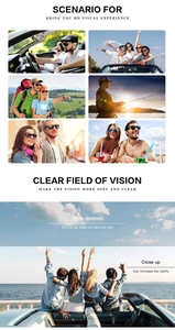 Polarized double bridge sunglasses for driving, fishing, and outdoor high-definition vision
