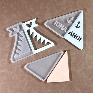 Stampo in silicone fai-da-te per portacandele a vela con disegni cuore e ancora AHOI
