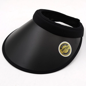 Chapeau de soleil noir à large bord avec protection UV UPF 50 plus pour l'extérieur