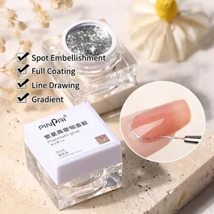 Vernis À Ongles Gel Platine Haute Densité Pailleté Étincelant Réfléchissant UV LED Gel Pour Manucure DIY
