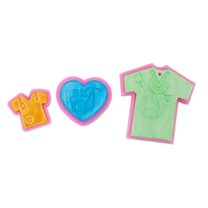 Silicone Molds Nurse Scrub Shirt Heart RN Stethoscope Medical Theme DIY Keychain Resin Casting Baking Chocolate Candy