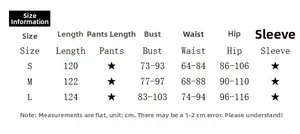 Detailed size chart for the sleeveless long dress with bust, waist, and hip measurements