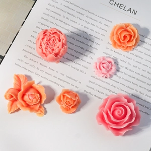 Realistische 3D rozen en pioenen siliconen mal voor taartdecoratie en DIY-knutselwerk