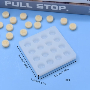 16-cavity sunflower pattern silicone mold for baking DIY chocolate and cookies