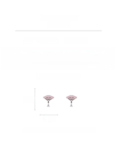 Infos de taille et matière pour boucles d'oreilles éventail en cuivre et zircon