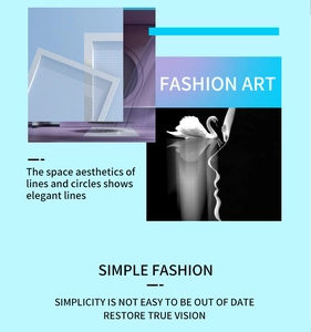 Vista artística de rejilla azul y silueta de cisne para el diseño de gafas de moda