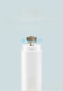 Detail view of the durable diamond grinding wheel head for electric pet nail grinder