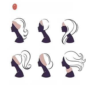 Guide showing six versatile ways to wear the bohemian elastic wide sport headband