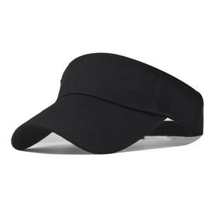 Damen Sommer Polyester Sonnenblende Hut Leeres Oberteil Strand Sonnenschutz Kappe Outdoor Sport Tennis Golf Verstellbar Einfarbig Visier