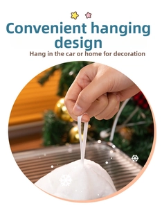 Cute penguin plush charm with white lanyard for car and home interior decoration