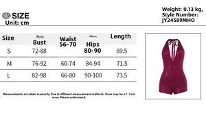 Tableau des tailles pour body strass col en V avec mesures poitrine, taille et hanches