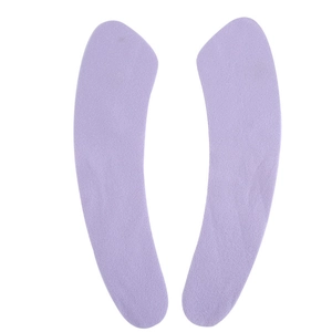 Copriwater viola lavabile in velluto con design autoadesivo in tessuto a maglia