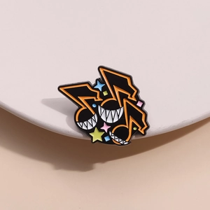 Broche en Émail Créative Note de Musique pour Vêtements Alliage de Zinc Dessin Animé Étoile Badge Bijoux Cadeau