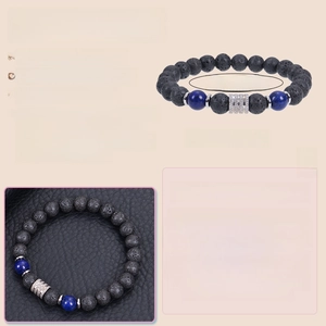 Tabella taglie dettagliata per bracciale in pietre naturali da 8mm con corda elastica
