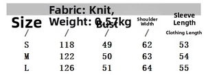 Detailed size chart for women's diamond quilted knit bomber jacket with measurements