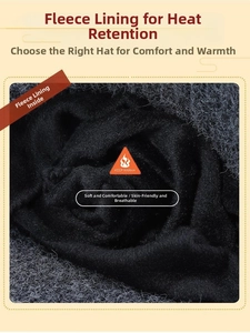 Detail view of the thick fleece lining for thermal heat retention and soft comfort
