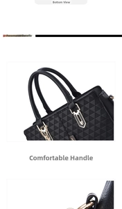 Close-up of geometric quilted leather texture and gold hardware on tote bag