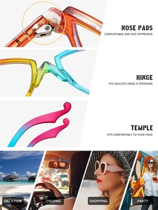 Vue détaillée des charnières renforcées et des plaquettes de lunettes triangle