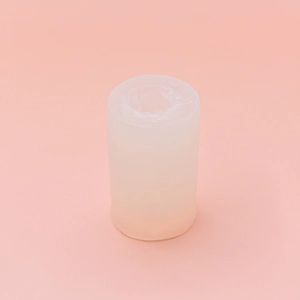 Cylindrical rose sun flower silicone candle mold for DIY resin soap and cake decoration