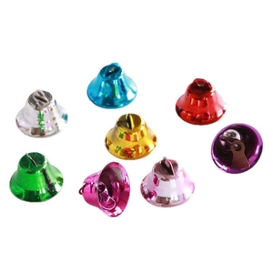 Clochettes en métal colorées de 2,1 cm pour bricolage et colliers d'animaux variés