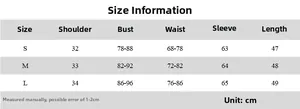 Guide des tailles S, M, L pour ce cardigan zippé à manches longues et contraste