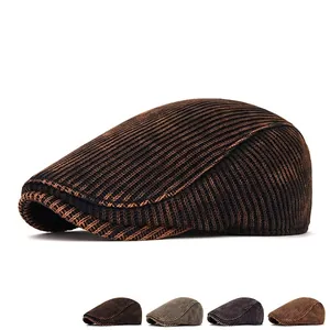 Retro tie-dye knit ivy cap for men and women showing five classic color variants
